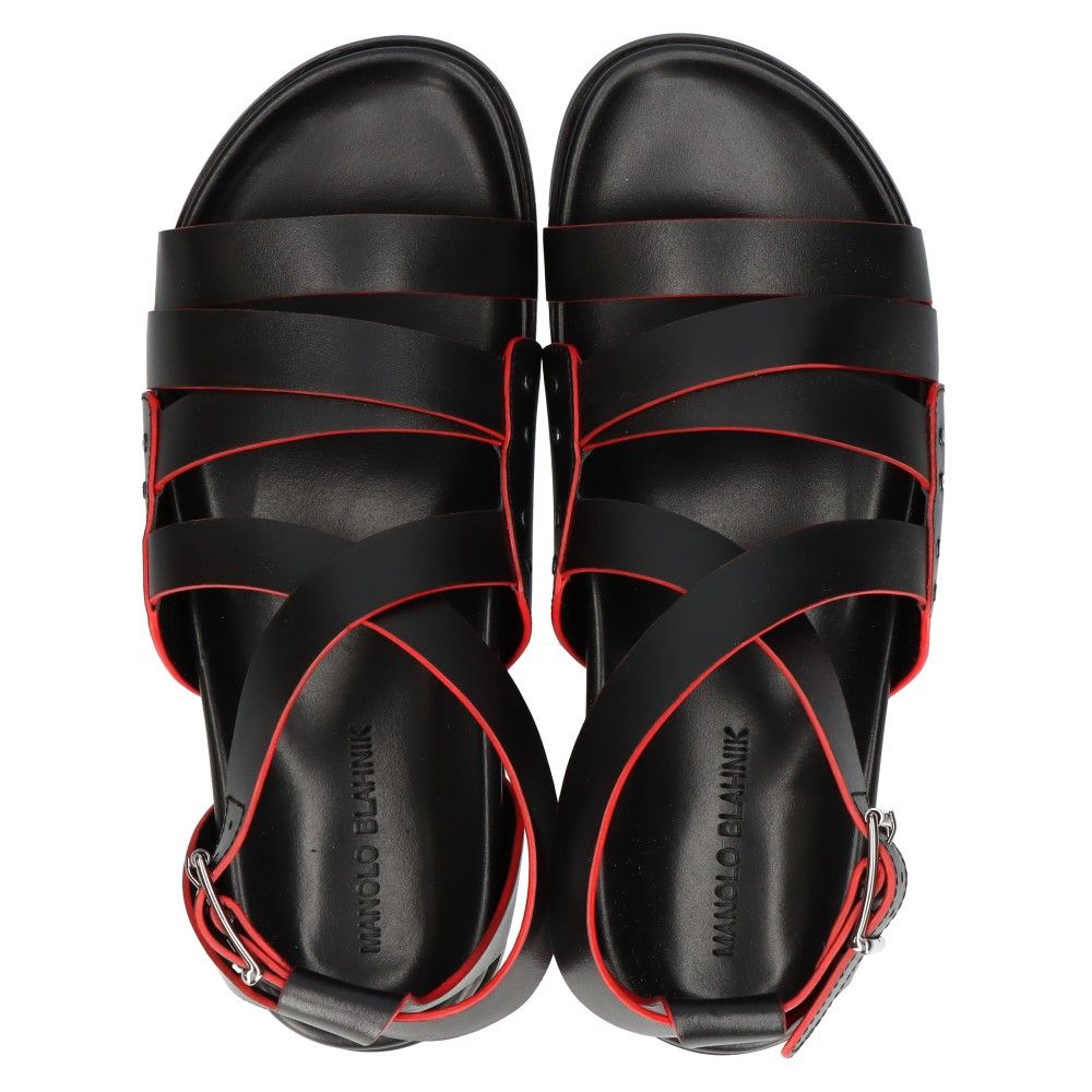MANOLO BLAHNIK (マノロブラニク) PERSEO Plain Leather Sandals