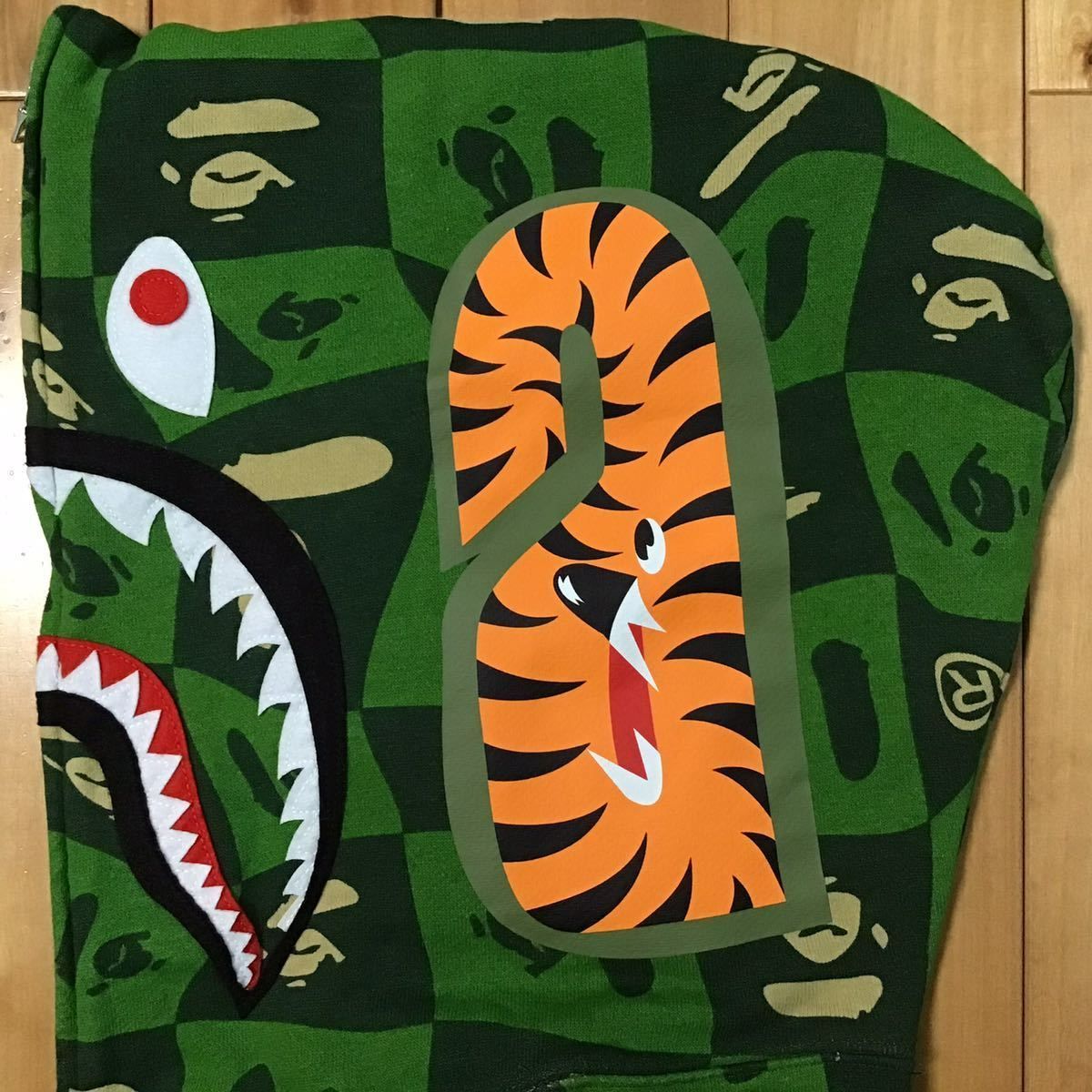 BAPE FACE LOGO シャーク パーカー Mサイズ a bathing ape shark full 