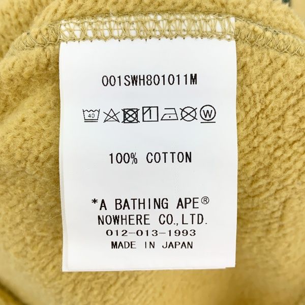 A BATHING APE アベイシングエイプ スウェット クルーネック