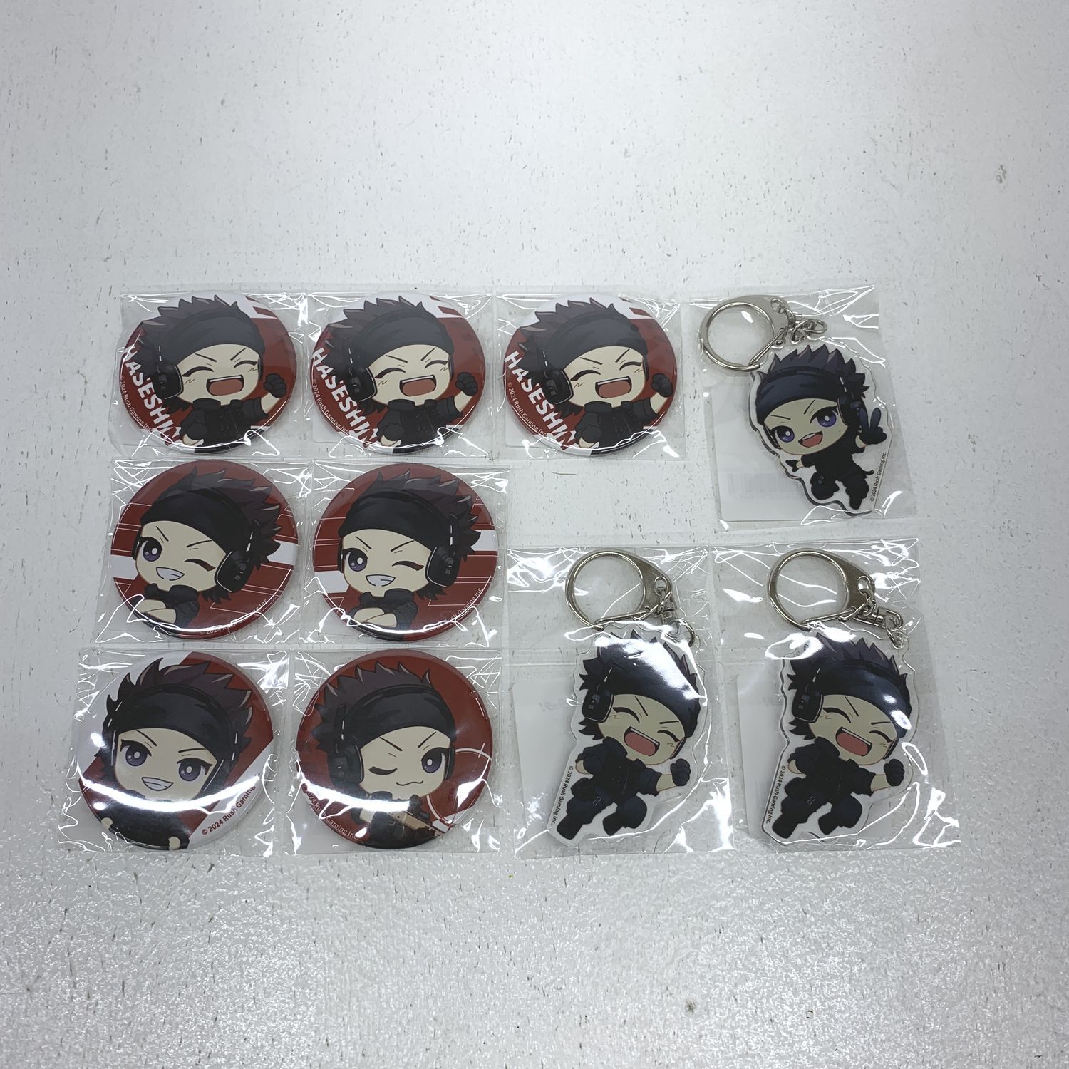 未開封】 ハセシン DMMスクラッチ D賞 E賞 まとめ 缶バッジ