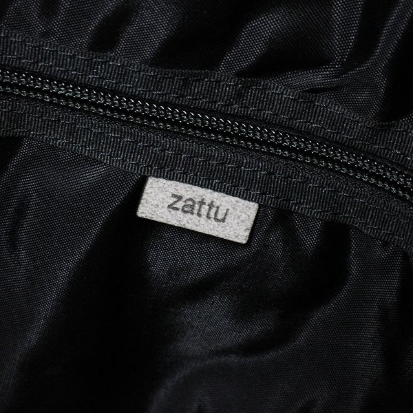 美品 zattu ザッツ EVERS エバース ナイロン バックパック/ブラック 鞄 