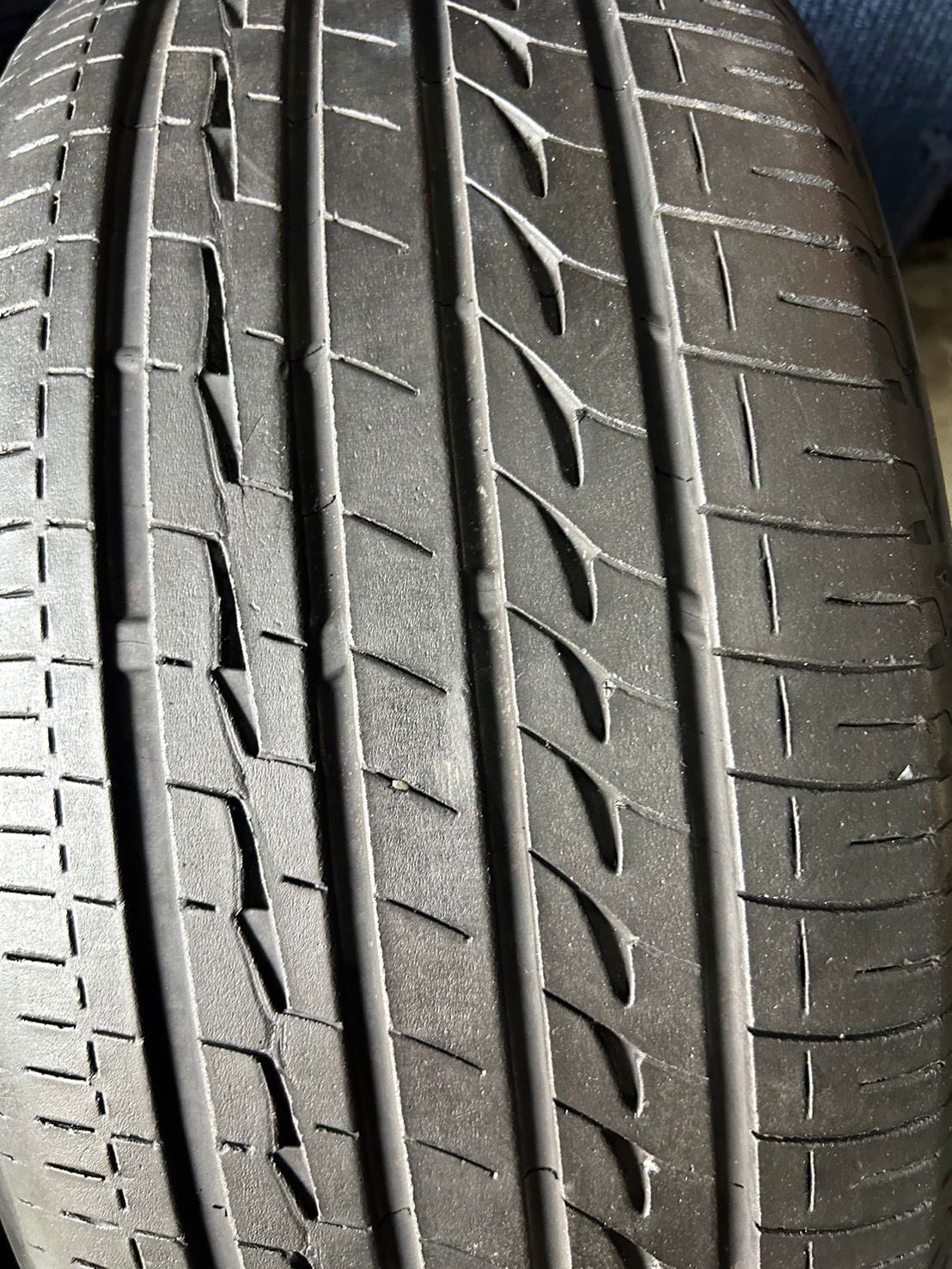 製造 溝6分山 BRIDGESTONE REGNO GR-X2 2本 225 45R18 側面傷有り ASP3155
