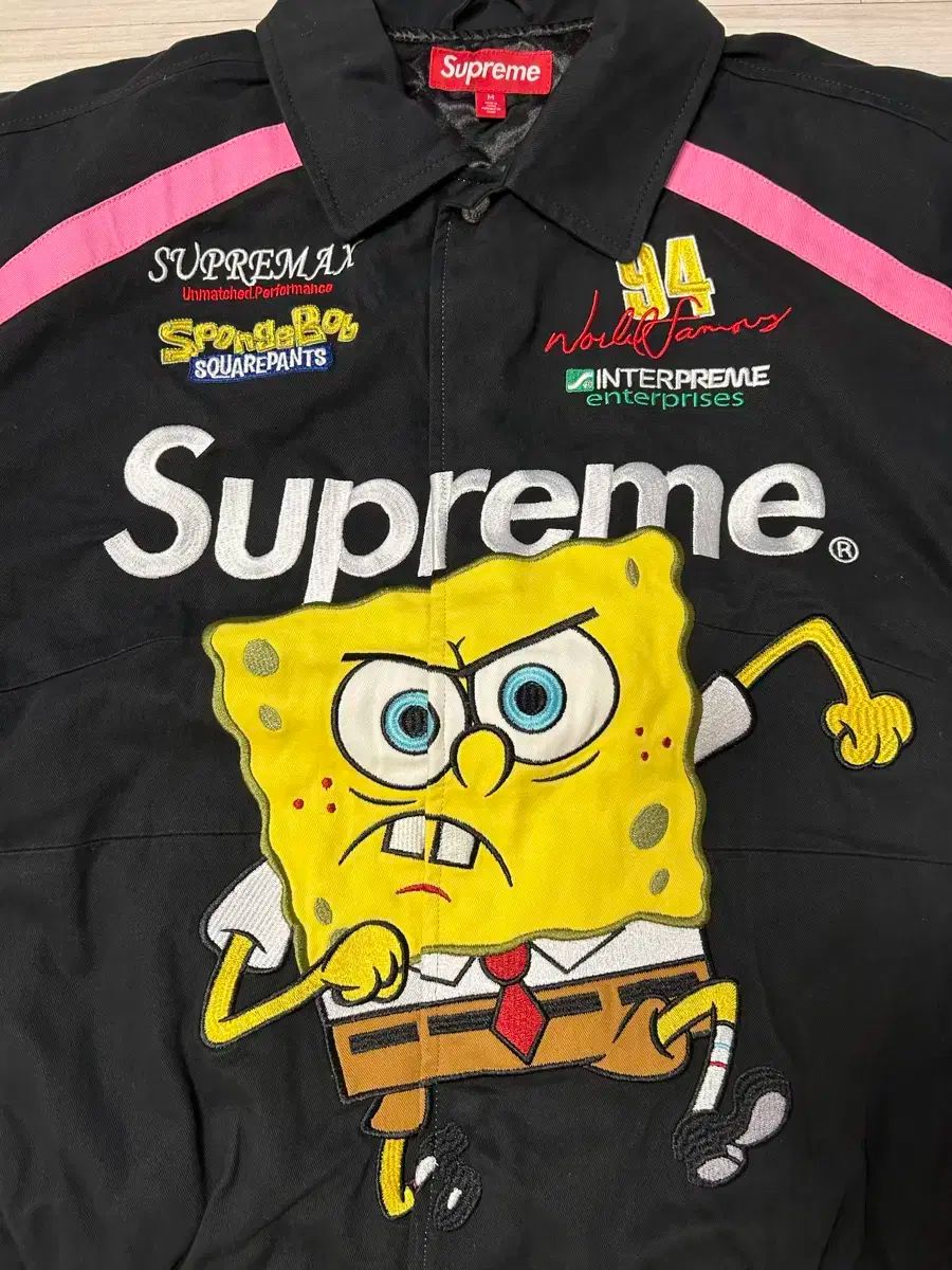 M シュプリームxスポンジボブ