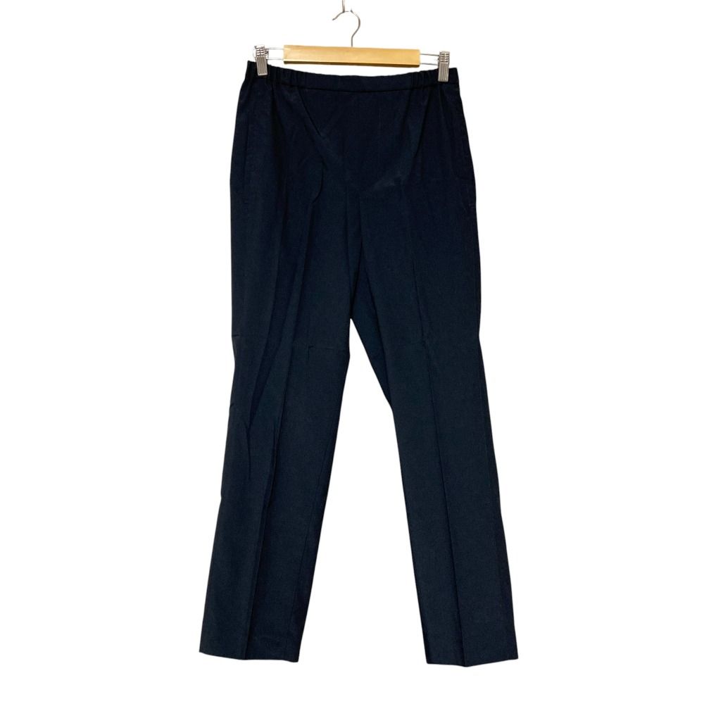 美品 JOHN SMEDLEY ジョンスメドレー イージー スラックスパンツ M ネイビー レディース 古着 中古 USED