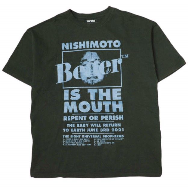 トップス NISHIMOTO IS THE MOUTH THE NEW ORDER NISHIMOTO IS THE MOUTH SLIPPER BLACK 21SP-I
