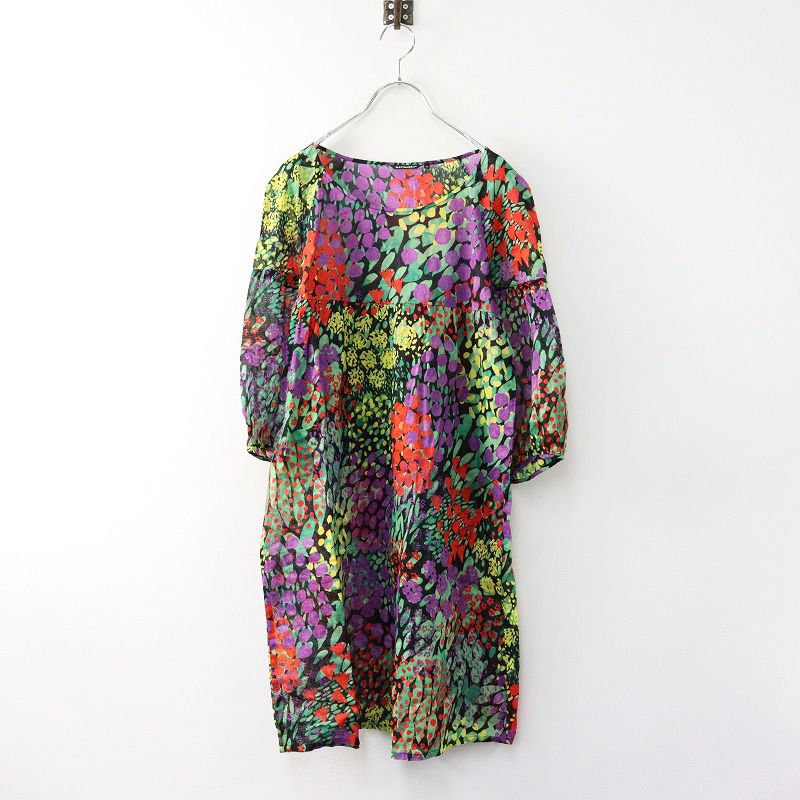 マリメッコ marimekko Kukkameri クッカメリ コットン ワンピース XS 