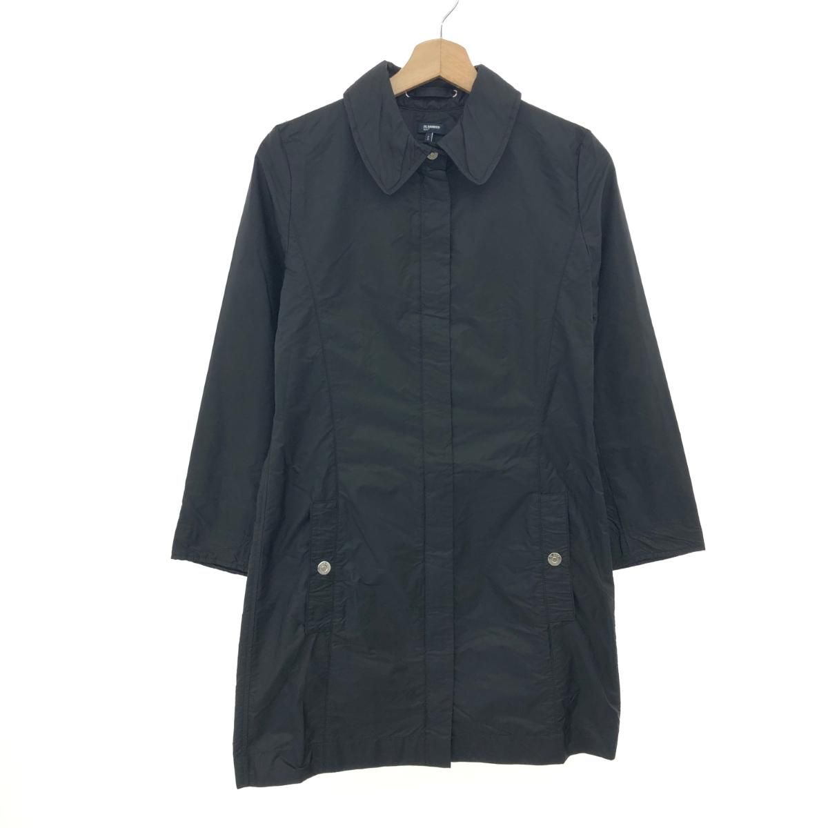 良好 JIL SANDER NAVY ジルサンダーネイビー ナイロンコート