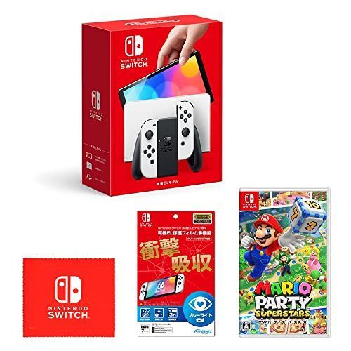 ニンテンドースイッチ 有機ELモデル ホワイト 保護フィルム - 家庭用