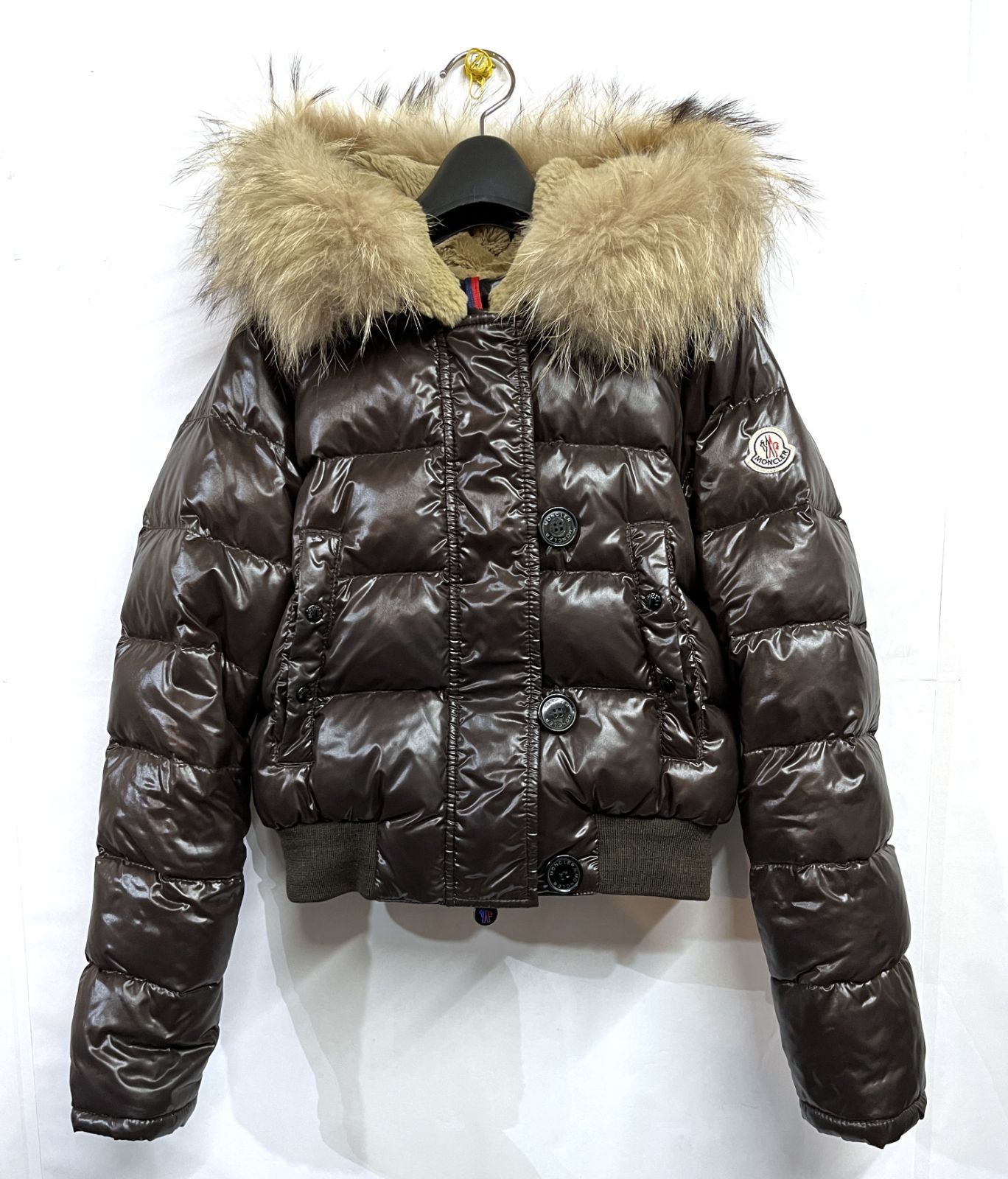 MONCLER｜モンクレール ALBERTA ファー付 ショート丈 ダウンジャケット アルベルタ アルバータ