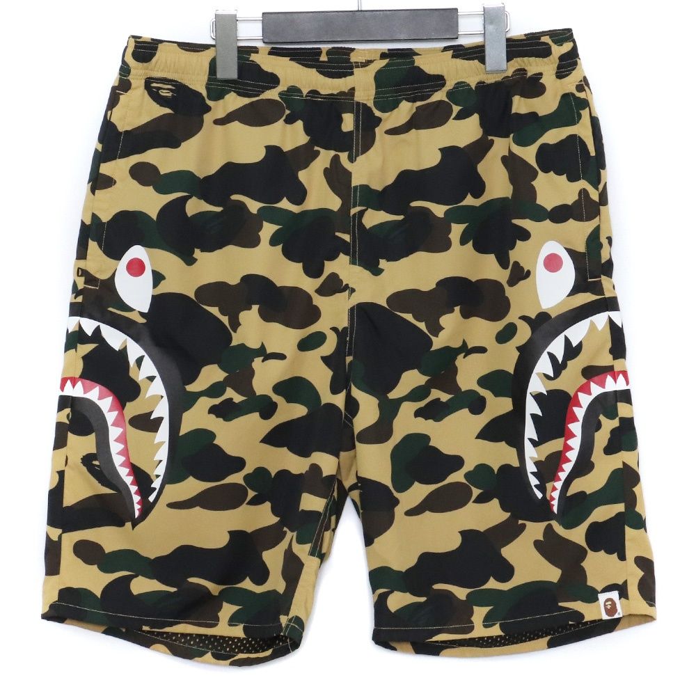 A BATHING APE Camo Side Shark Shorts XLサイズ