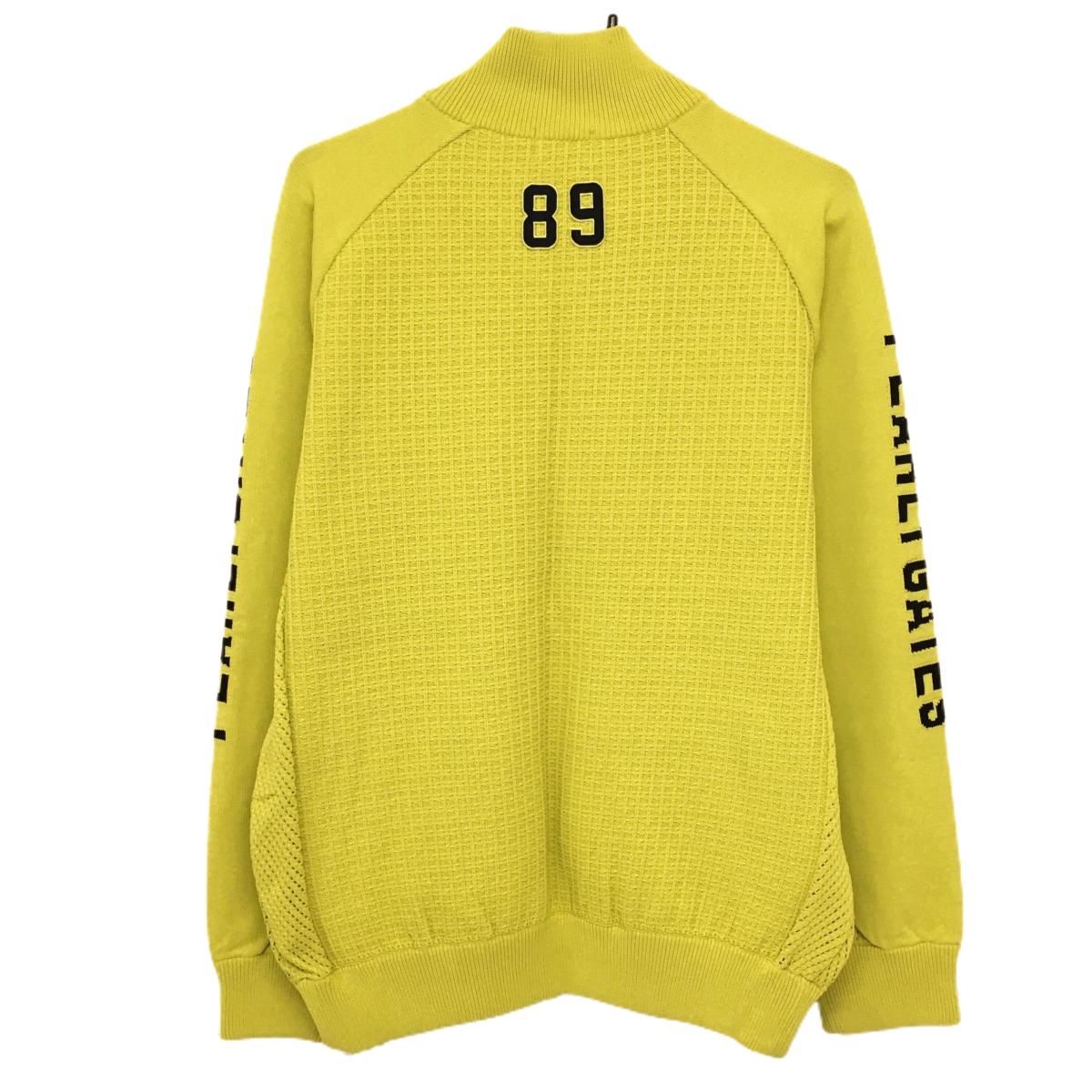 パーリーゲイツマスタードニットセーター 89 超美品】パーリーゲイツ ニットジャケット オンライン マスタード