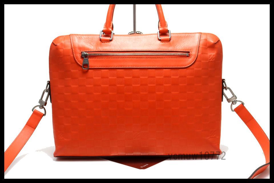 近年モデル希少美中古LOUIS VUITTON ダミエアンフィニ PDJ レザー 2way ビジネスバッグ ブリーフケース ルイヴィトン0130pj368-5D