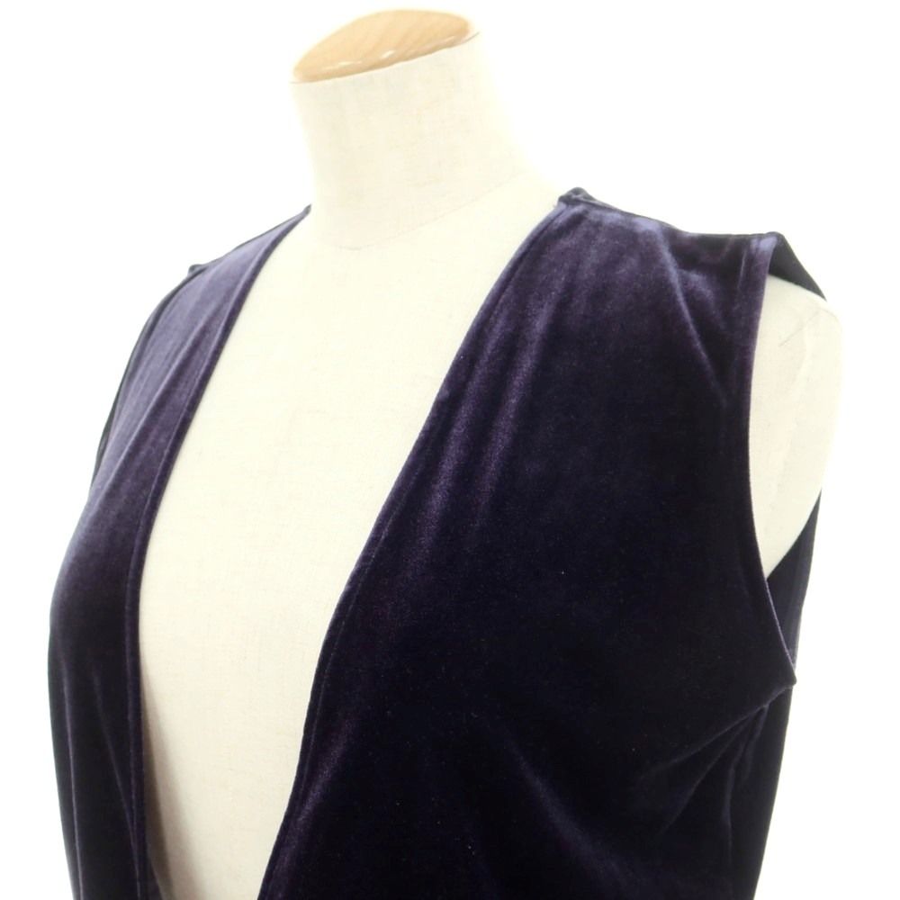 steven alan - 【中古】スティーブンアラン Steven Alan ベルベット ベスト ディープパープル【サイズ表記なし】【レディース】 中古】スティーブンアラン Steven Alan ベルベット ベスト