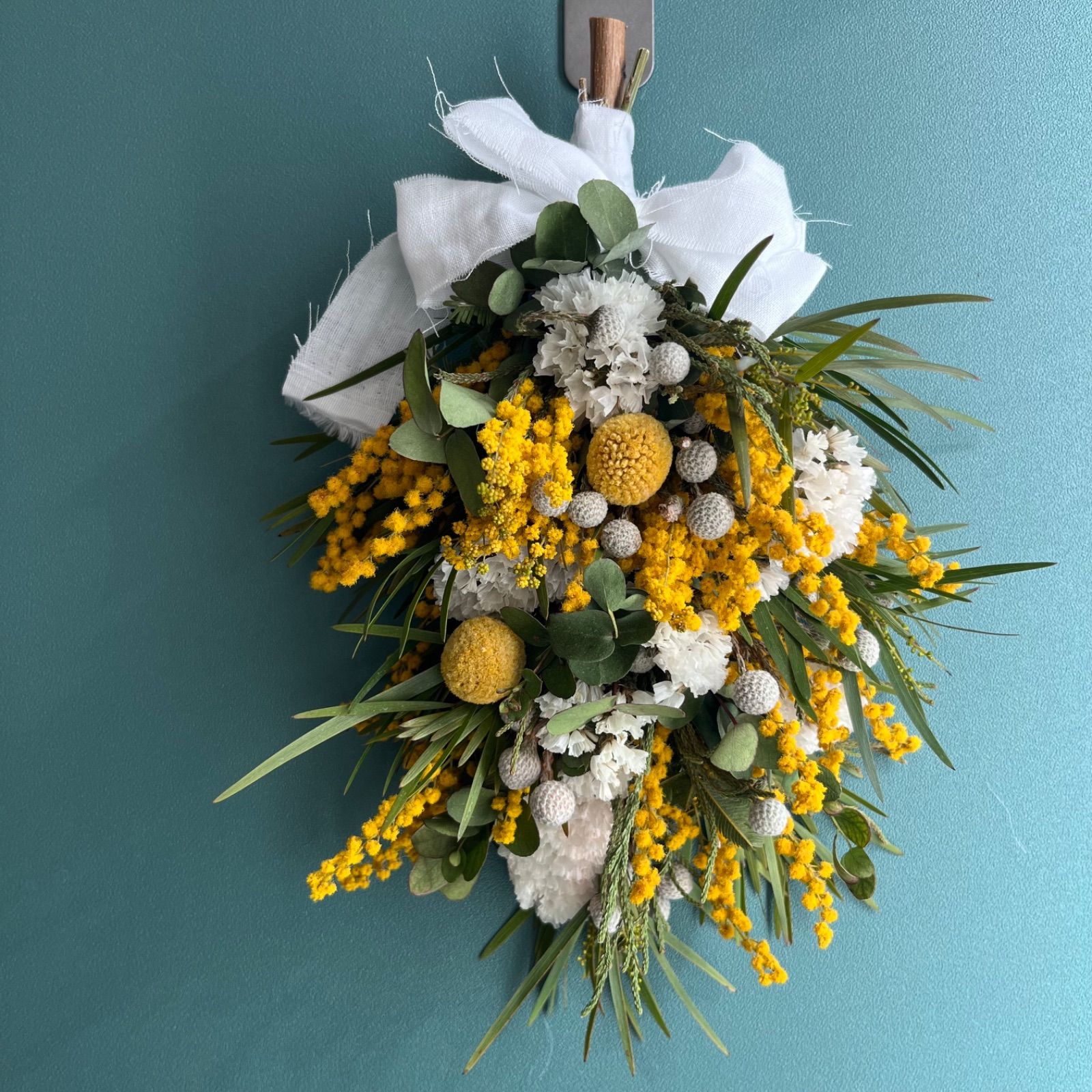 6.ミモザスワッグ ドライフラワー スワッグ ミモザ ミモザスワッグ プレゼント