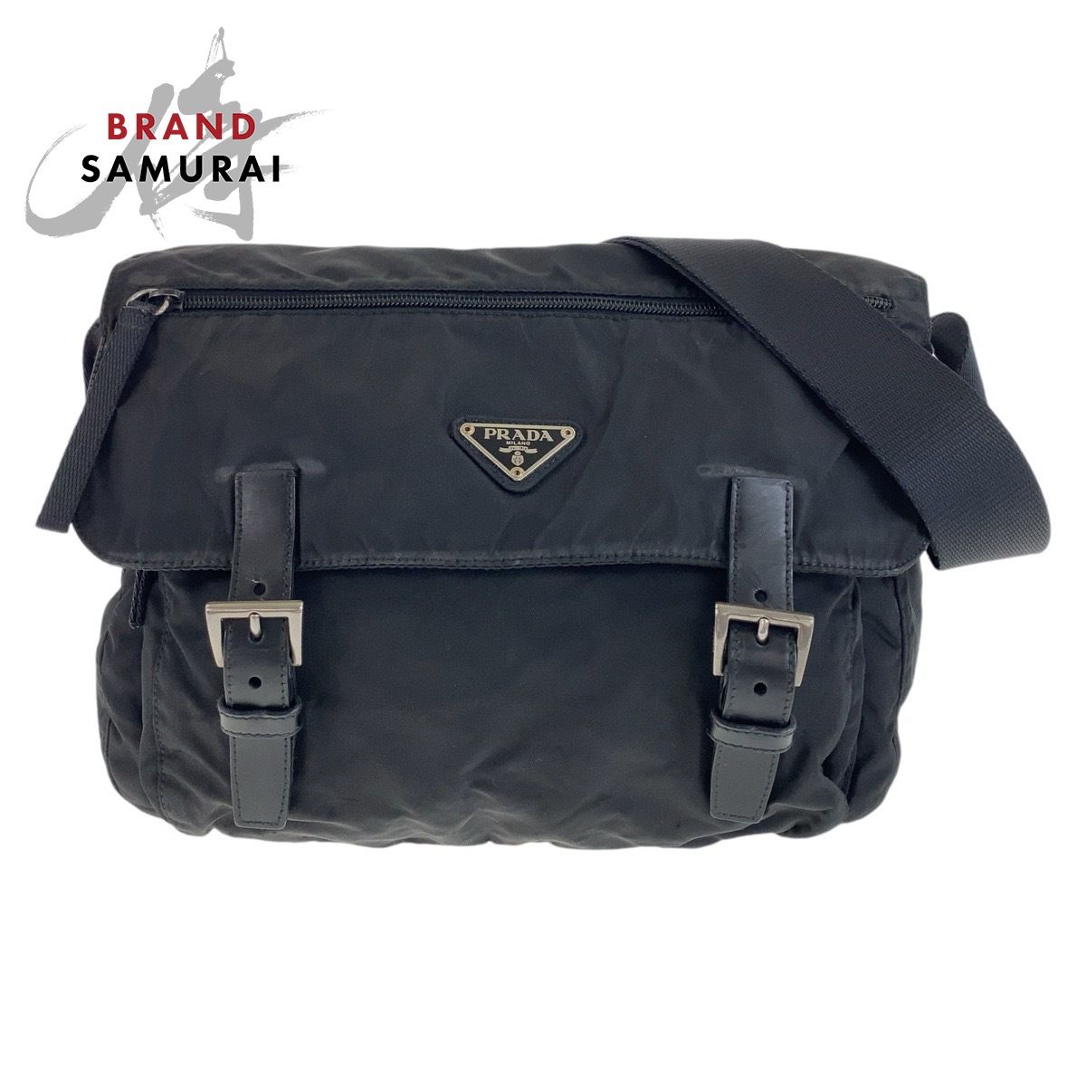 プラダ 三角ロゴプレート テスート 斜め掛け ショルダー トップ