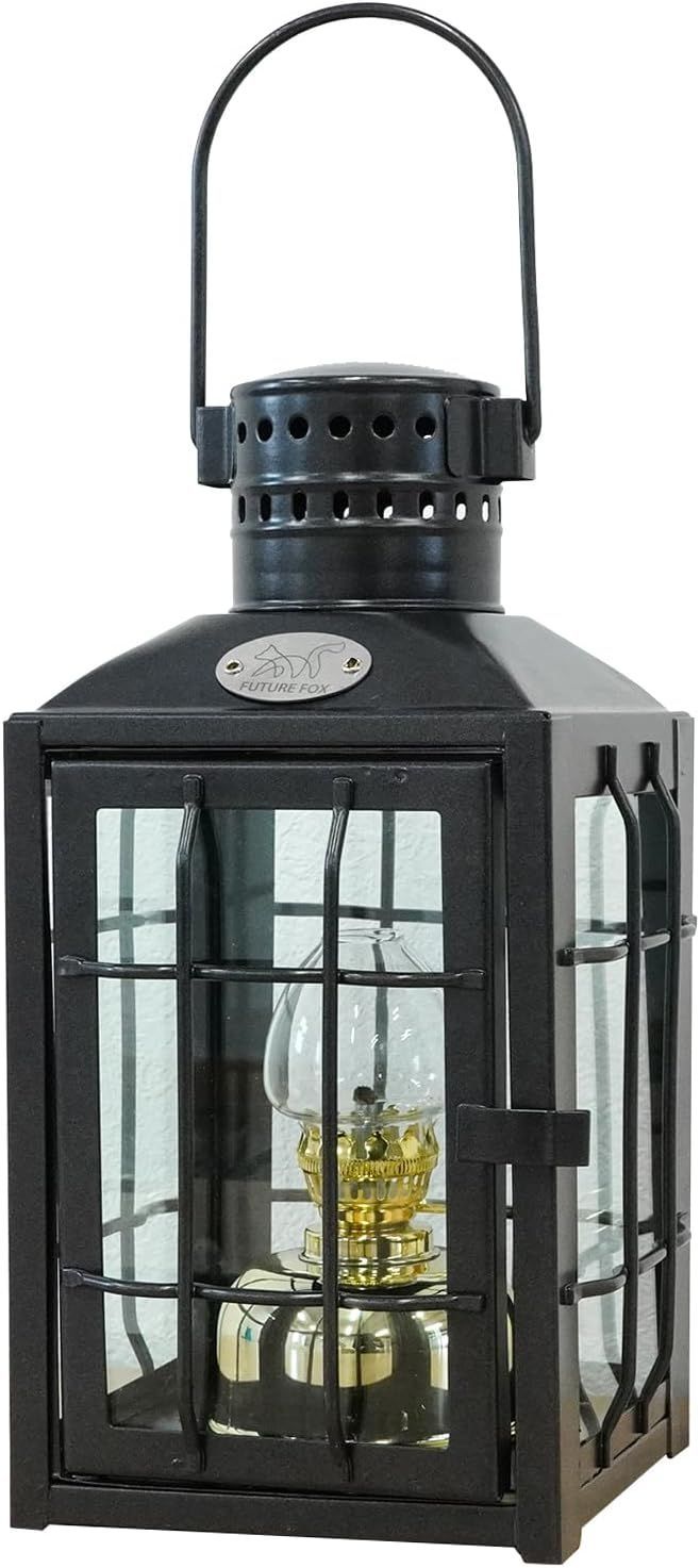 FUTUREFOX ランタン オイルランタン Navigator パラフィンオイル タンク150ml 48時間連続使用 ポンピング不要 ガンメタ