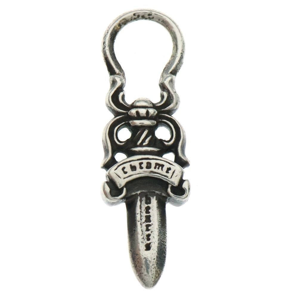 CHROME HEARTS クロムハーツ 5 DAGGER ZIP 2 ダガージップ シルバーネックレストップ シルバー