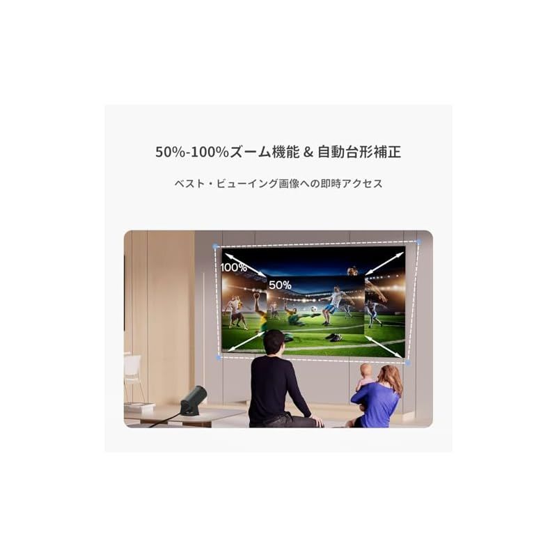 新品】 プロジェクター 小型 内蔵 Android TV 11.0 家庭用 2.4 G
