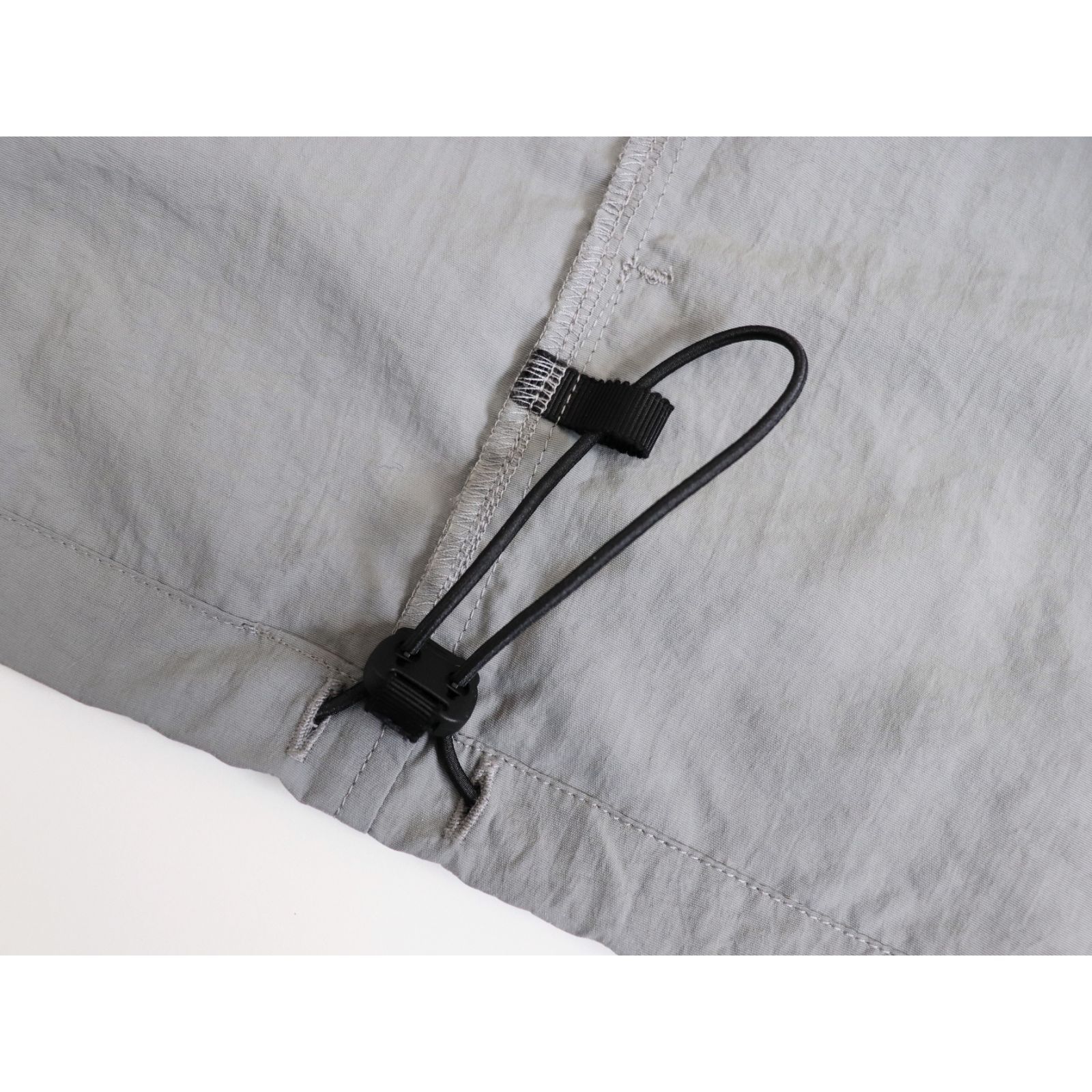 MANUAL ALPHABET / LIGHT SHELL SNAP TEE - GREY マニュアル