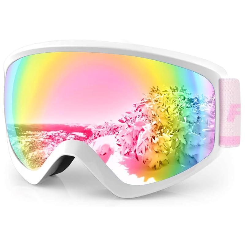 Findway] スキーゴーグル キッズ、スノーゴーグル 子供用 眼鏡対応 OTG