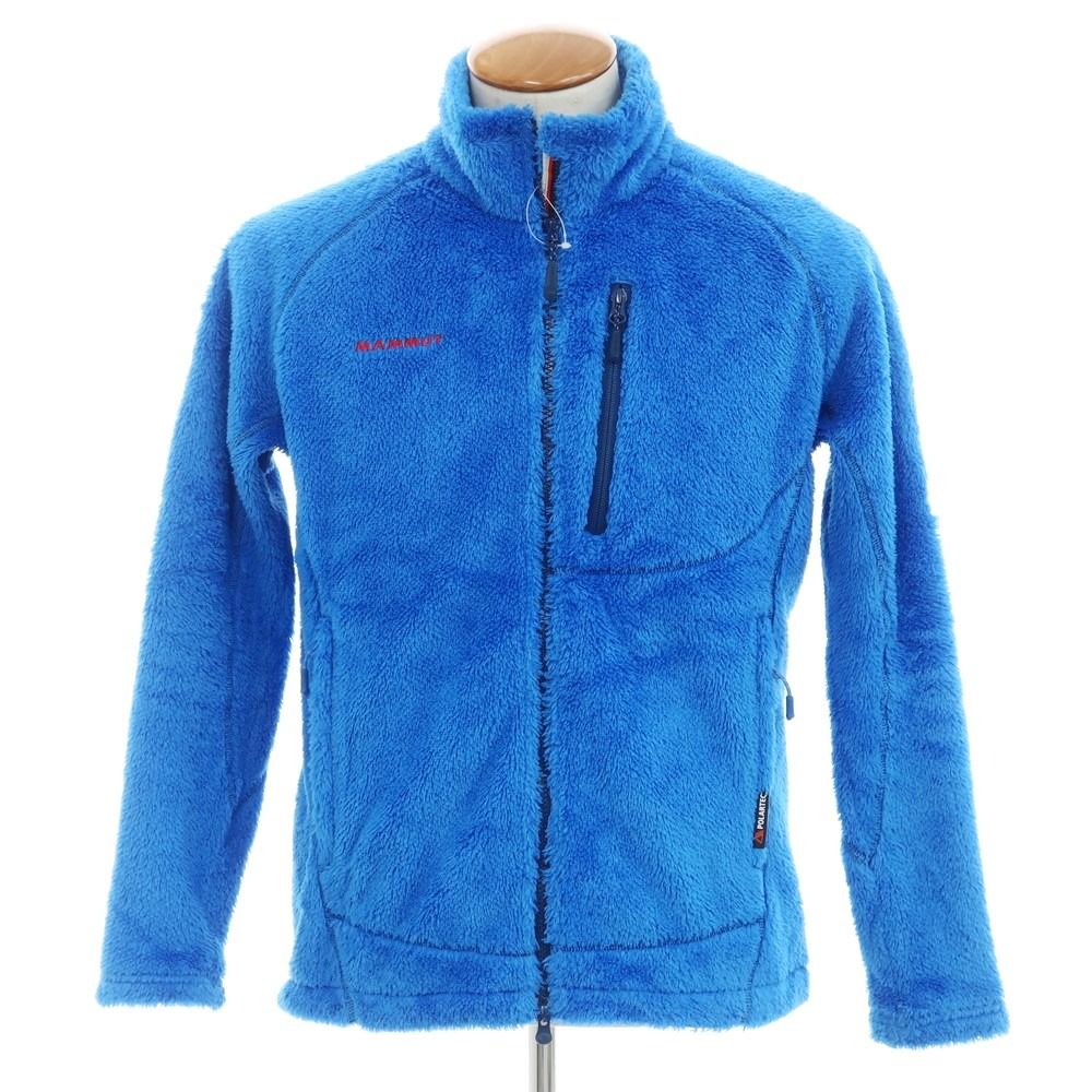 【中古】マムート Mammut POLARTEC ポリエステル系 ジップアップ フリースジャケット ブルー【サイズM】【メンズ】