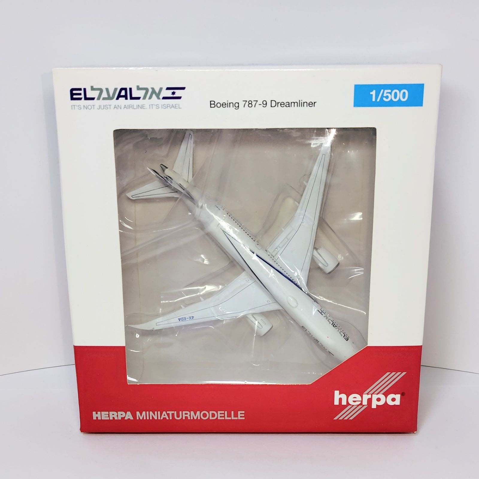 herpa （ヘルパ） 1/500スケール Boeing 787-9 Dreamliner El Al