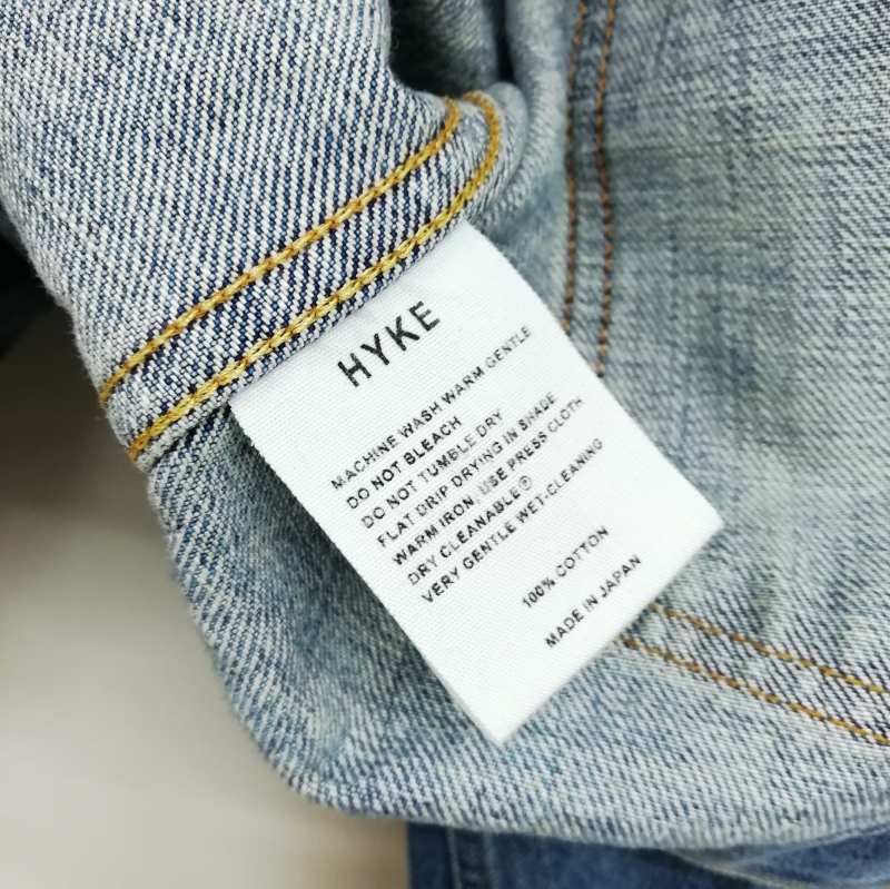 ハイク HYKE BALLOON SLEEVE DENIM JACKET TYPE2 バルーン スリーブ  