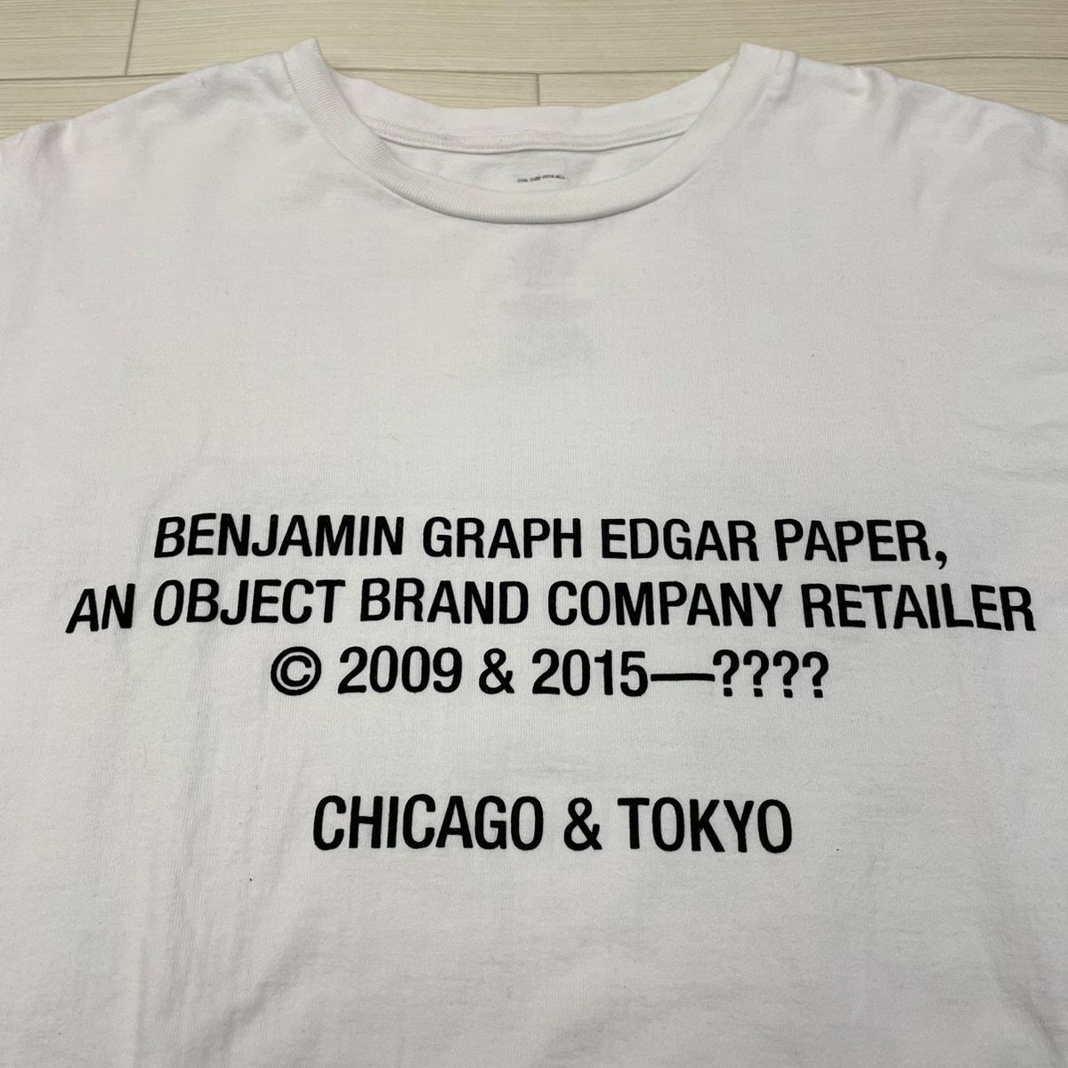 Graphpaper BENJAMIN EDGAR 23ss TOKYO限定 グラフペーパー Tシャツ S 