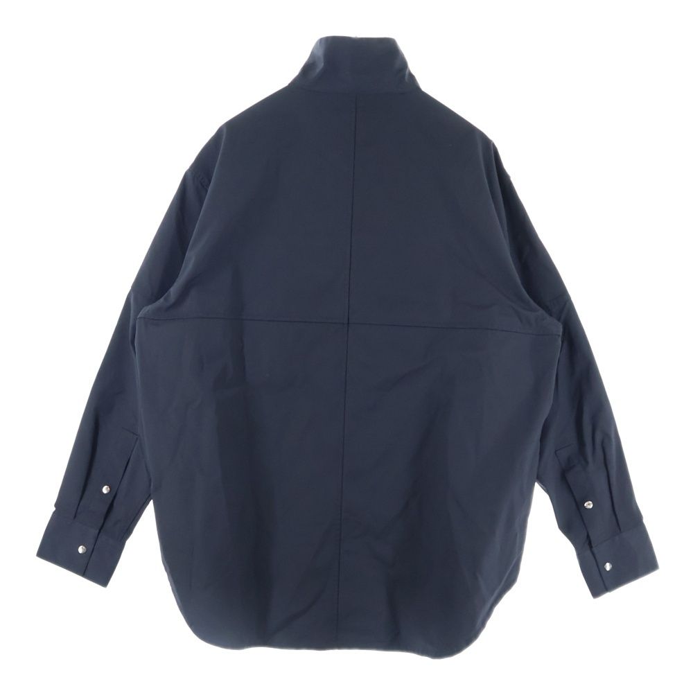 JIL SANDER ジルサンダー 20SS スタンド ハイネック ジャケット ブラック JSMQ741326