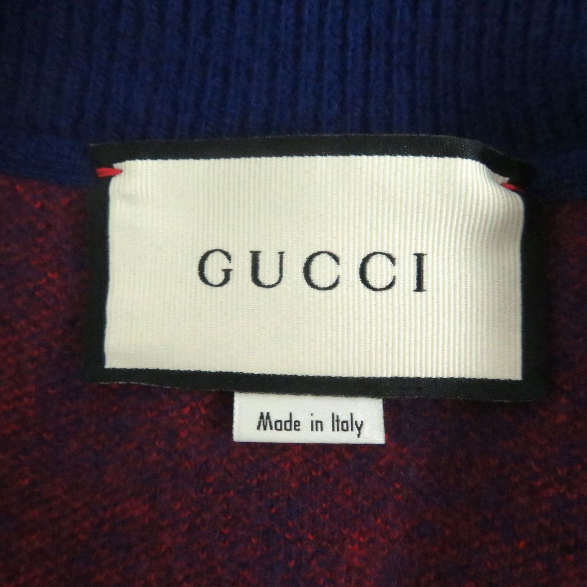 極美品□20SS GUCCI/グッチ 597724 GG総柄 ウール×カシミヤ ロゴシェル