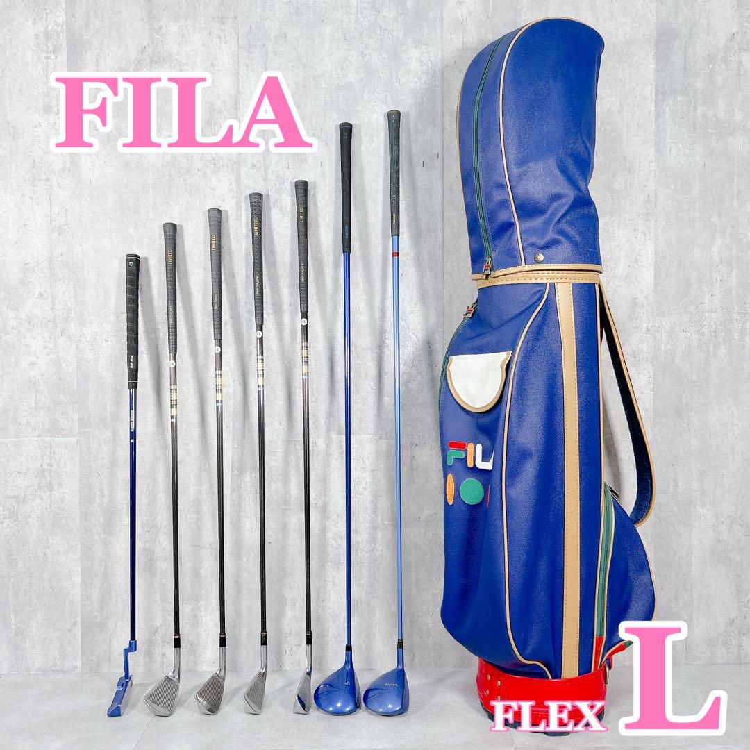 X597 FILA 他 レディース ゴルフ クラブ ハーフセット 8点 初心者 X597 FILA 他 レディース ゴルフ クラブ ハーフセット 8点