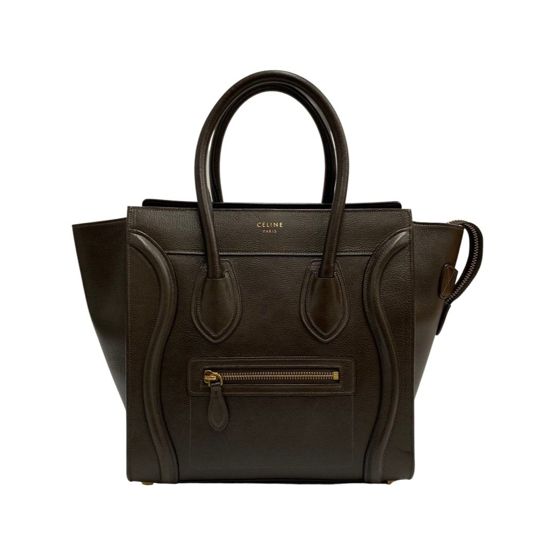 極 美品 希少品 保存袋付 CELINE セリーヌ ラゲージ マイクロ