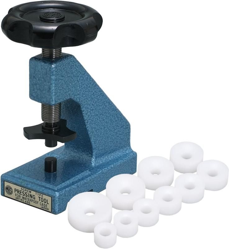 MKS 時計工具 明工舎製 メイコー ネジ式防水押入器プラ駒10個付 MKS4661049540
