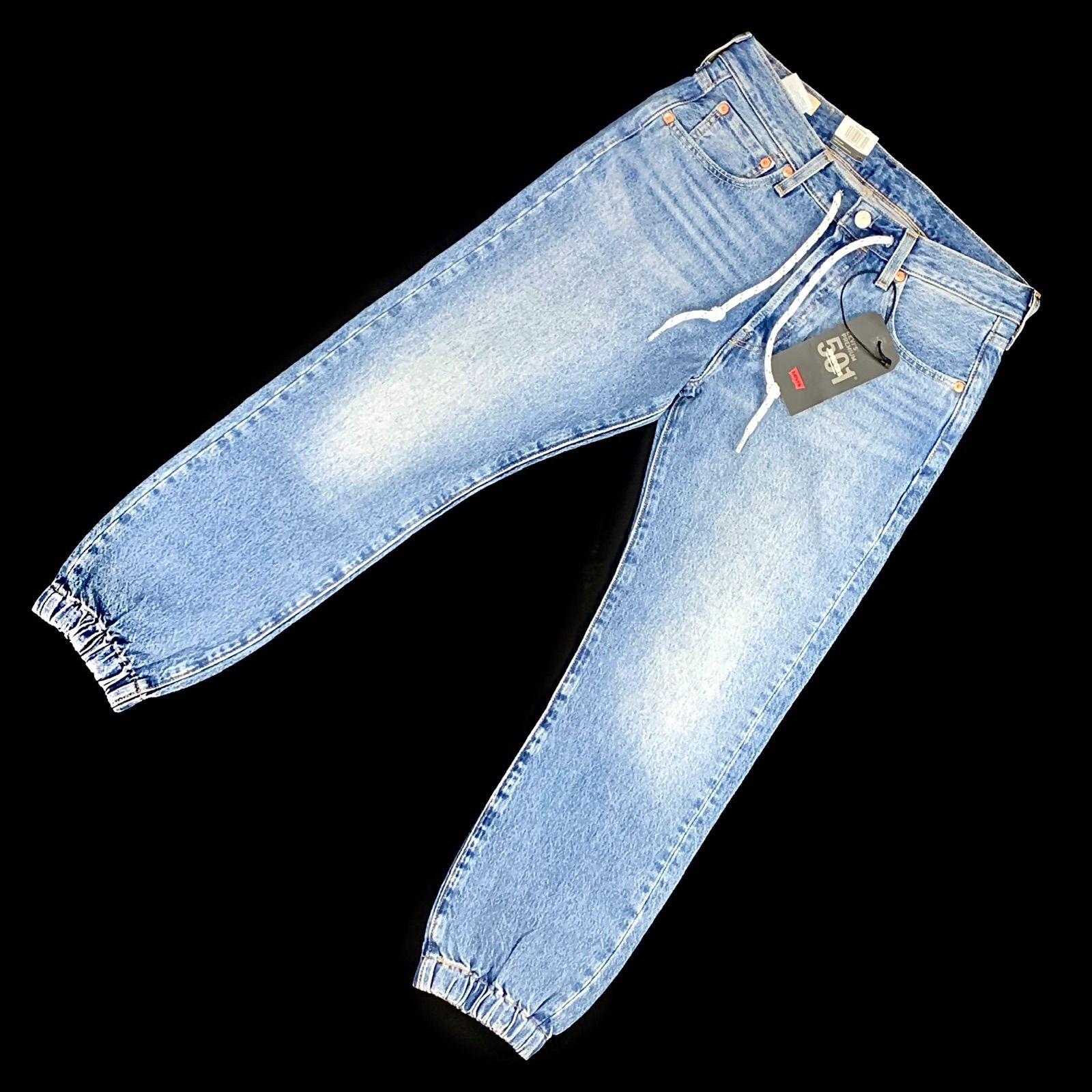 リーバイス Levi's 501 ジョガー ミドルウォッシュ ストレッチジーンズ