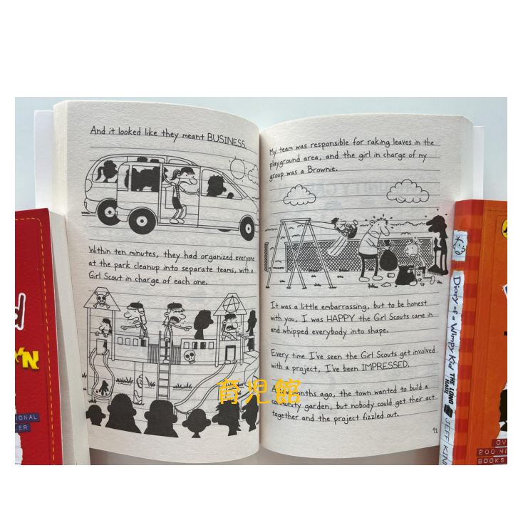 Diary of a Wimpy Kid 絵本24冊 箱付き 洋書 - メルカリ