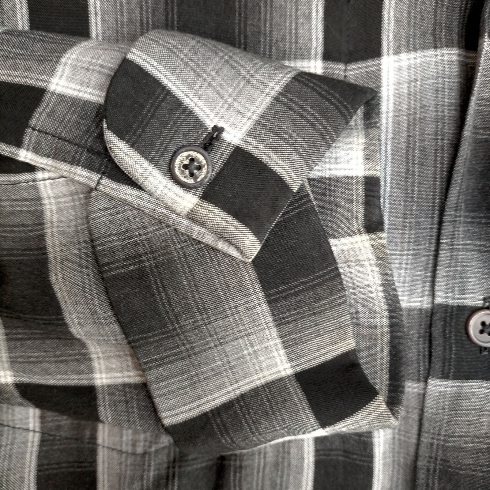 SUNSEA 19SS SHADOW CHECK GIGOLO SHIRT SUNSEA 19SS/SHADOW CHECK