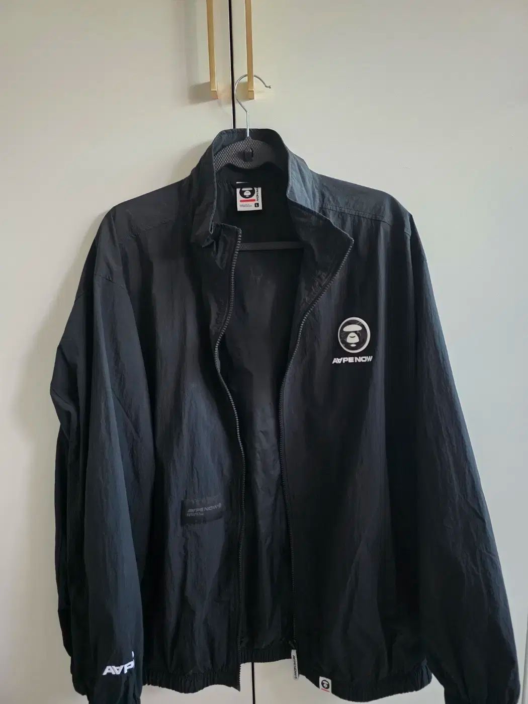 AAPE 今すぐ ライト ウェイド ジャケット 黒 L
