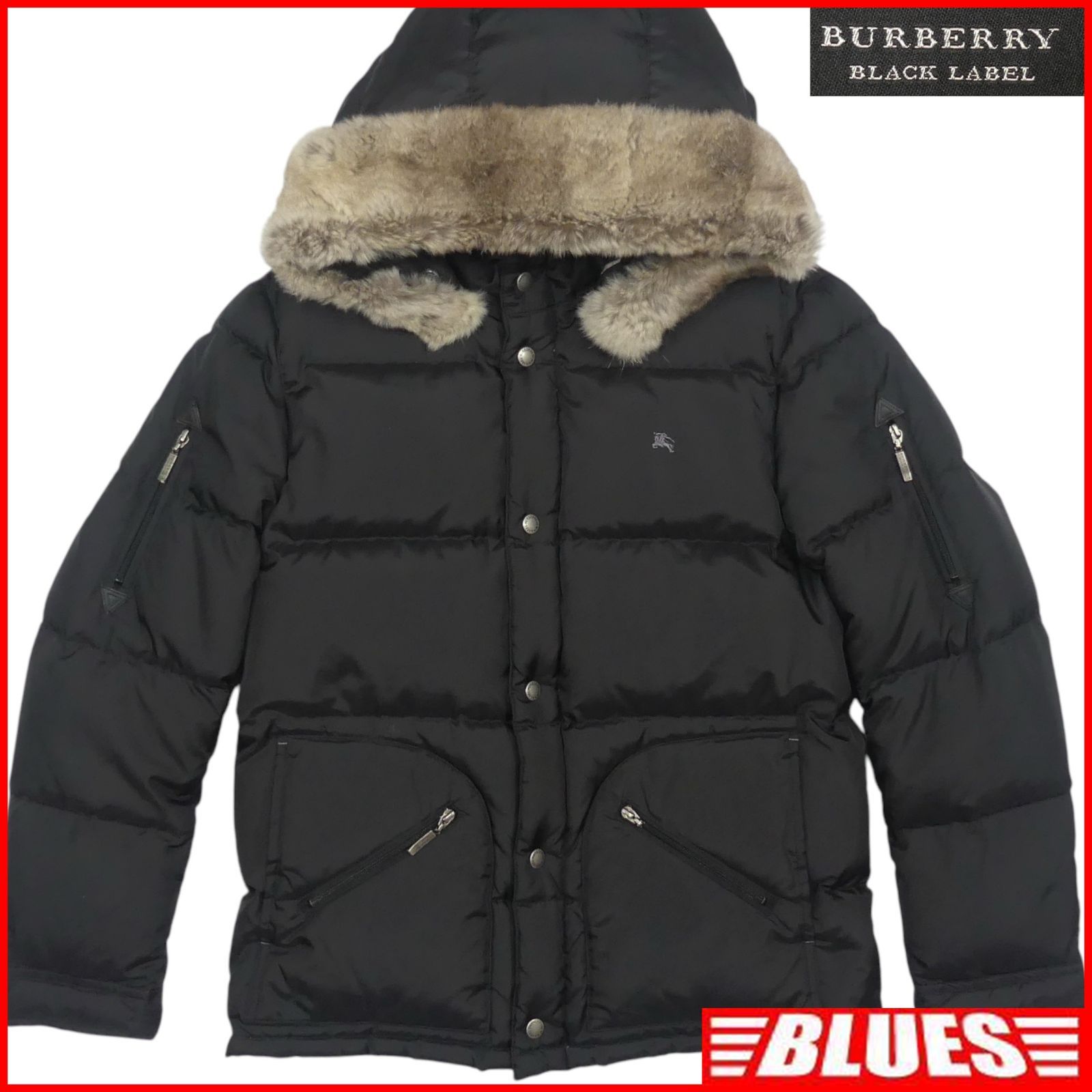 BURBERRY BLACK LABEL ダウンジャケット M 黒