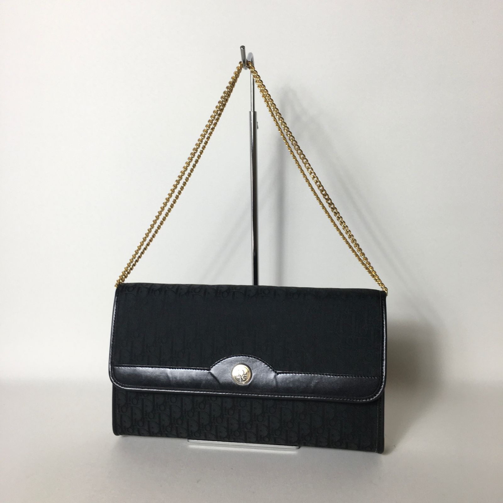 2509-72｜美品｜ディオール ショルダーバッグ ブラック トロッター 2509-72｜美品｜ディオール ショルダーバッグ ブラック