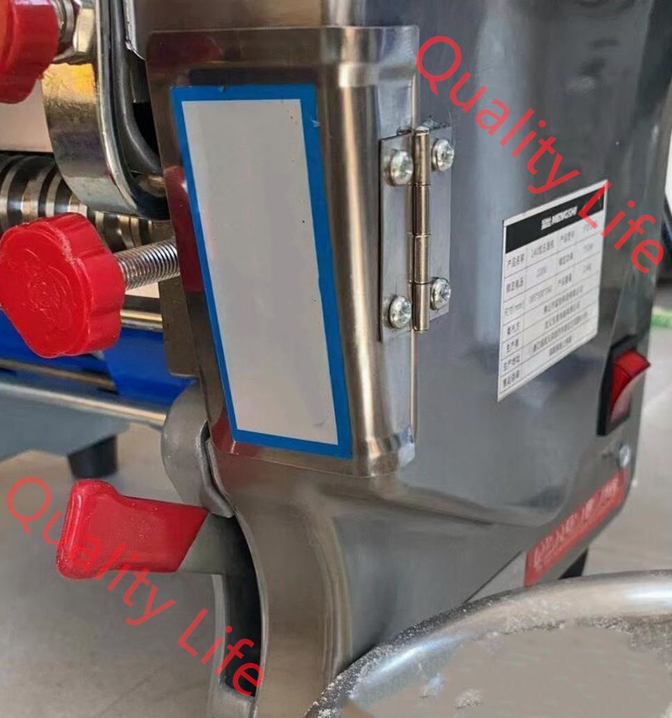 電動 麺プレス ステンレス鋼製麺機 製造機 パスタマシーン ローラー幅160mm 単相１0０V 業務用