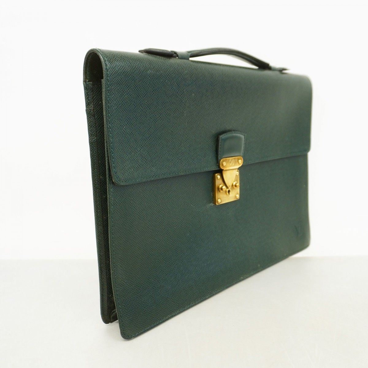 5db3311】ルイヴィトン ブリーフケース タイガ セルヴィエットクラド