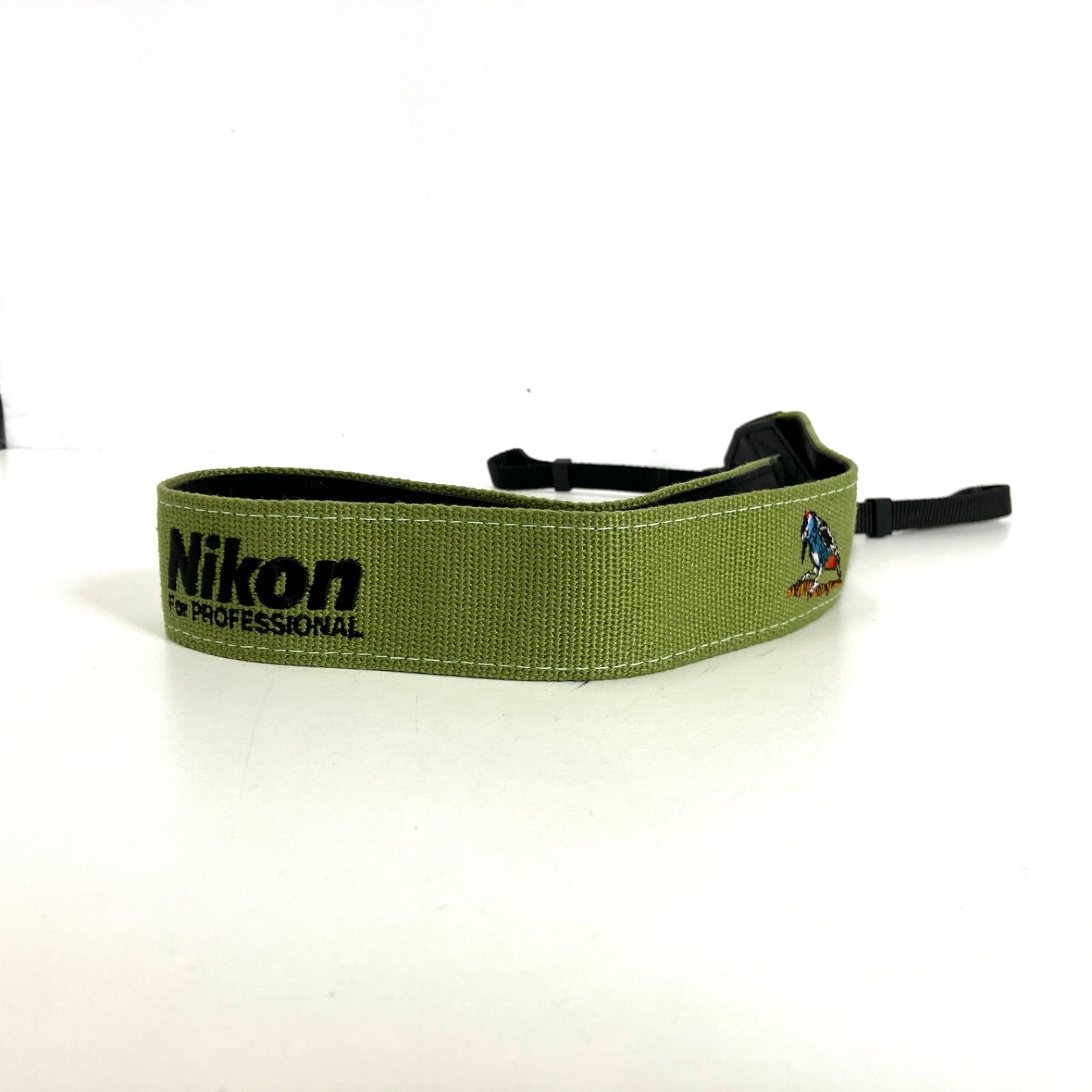 0】 Nikon FOR PROFESSIONAL カワセミ カメラストラップ 美品