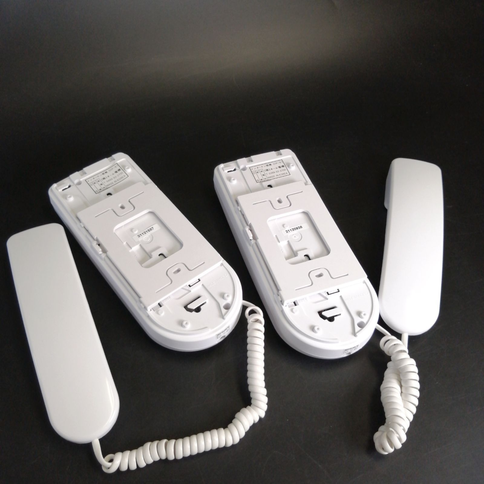 OHM 電話型インターホン 乾電池式 OIP91 0203417 - メルカリ
