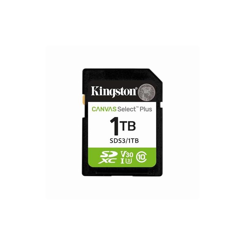 ♥品 Kingston Canvas Select Plus SDメモリーカード 1TB SDXC Gen3 150MB|s C10 UHS-I U3 V30 - SDS3|1TB 1