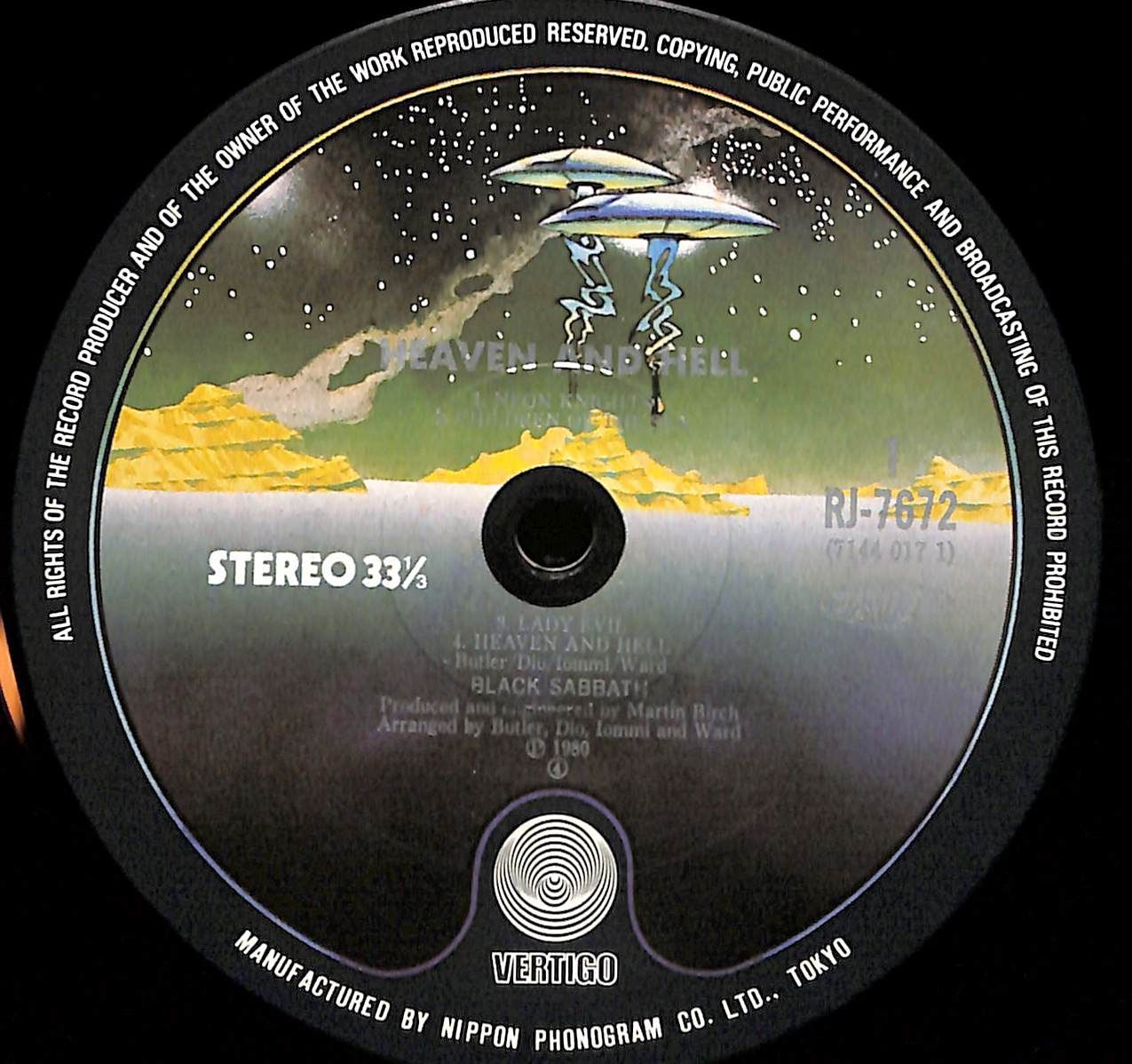 ブラックサバスヘヴン&ヘル帯付レコードLP
