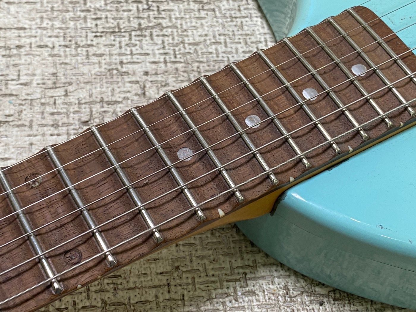 FERNANDES ZO-3 ブルー　フェルナンデス　音でます FERNANDES ZO-3 BLUE ZO3ミニギター ブルー(フェルナンデス
