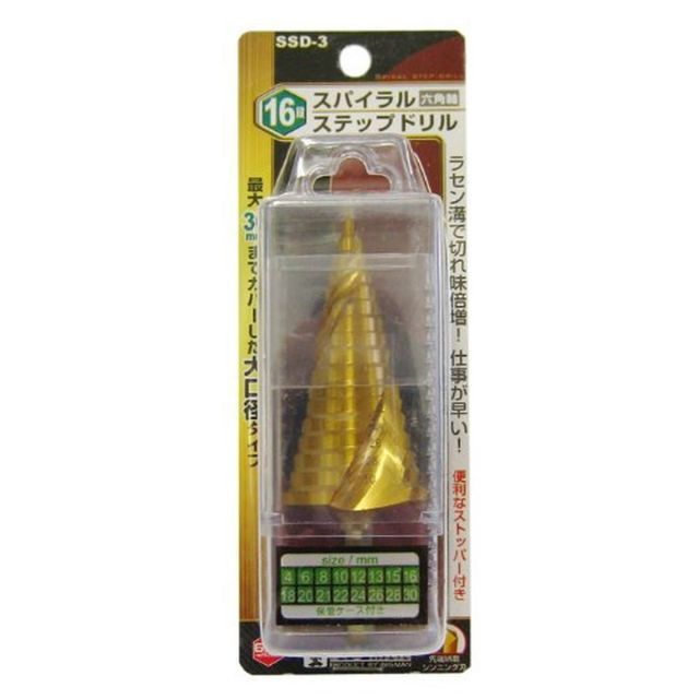 BIGMAN ビッグマン スパイラルステップドリル16段 SSD-3