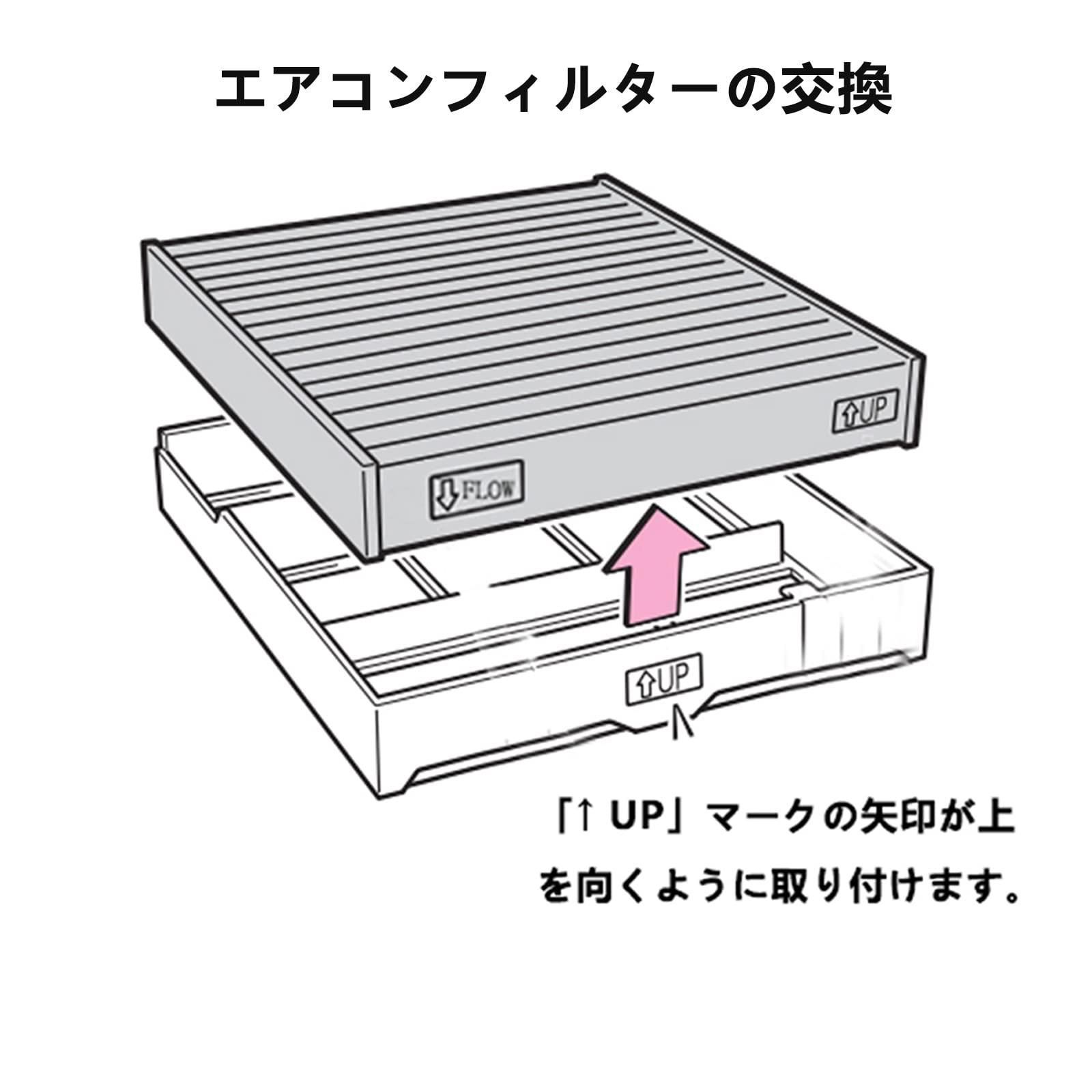 ☆FUNSHOP彡売り切れ御免☆1個入り スズキ スペーシア (MK32s MK42s) ワゴン R (MH34s MH44s) エアコンフィルター  フレア (MJ34S MJ44S) 活性炭入り 交換用 フィルター 特殊5層構造 脱臭 抗菌 消臭 参考品番 メルカリ