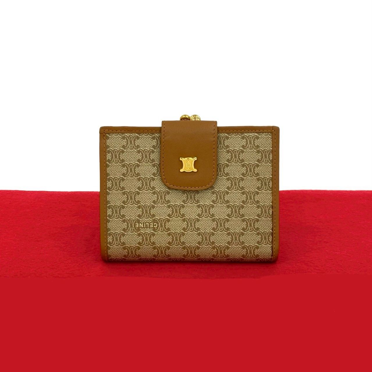 極 美品 CELINE セリーヌ ヴィンテージ マカダム ブラゾン 柄