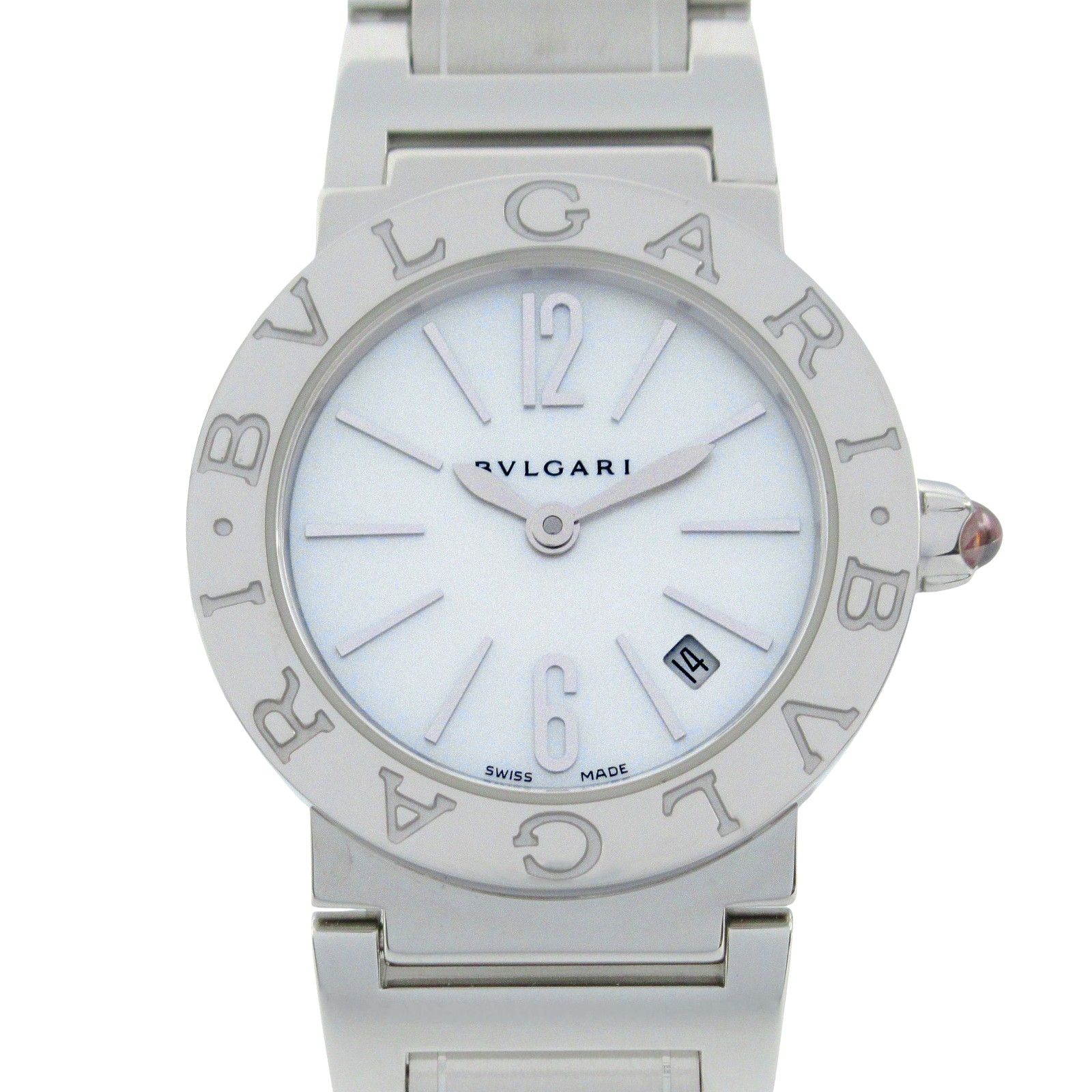 ブルガリ BVLGARI 腕時計 ブルガリ ブルガリ BBL26S|BBL26WSSD ホワイトシェル ステンレススチール ブルガリ ブルガリ レディース Used A